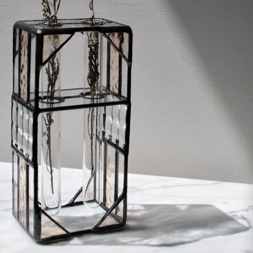 Alphabet 【H】二輪挿しステンドグラス 新作2025