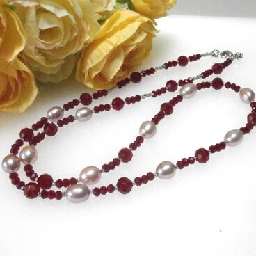 C0071 淡水パールネックレス　