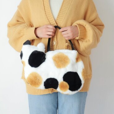 三毛猫ネコバッグ＊エコファー