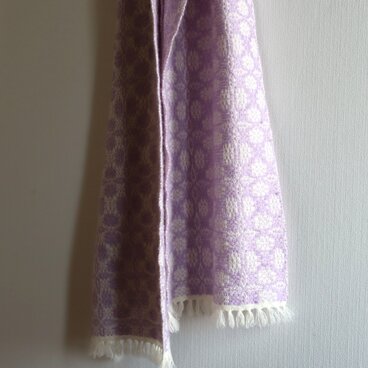 　カシミヤマフラー　＜ 紫草＞