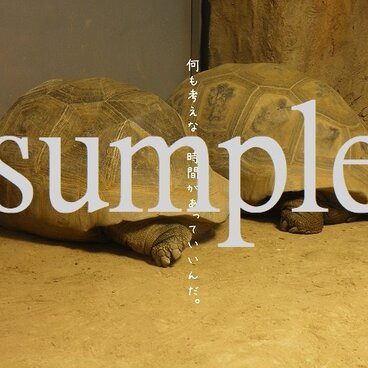 言葉*『何も考えない時間があっていいんだ。』2枚組み