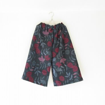 ☆ウール着物ガウチョパンツ☆/31kg058