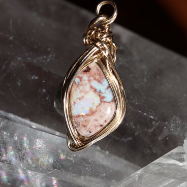 【Petite】カンテラオパール2✩✩ペンダントトップ／ヘッド【14KGF】w45