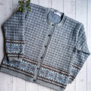 フェアアイル　カーディガン　O