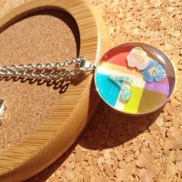 カラフルネックレスC