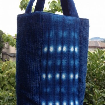 藍染めのバック