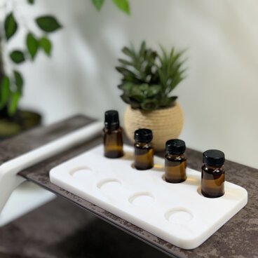 アロマスタンド　8個穴　2段目セット　ブラウンマーブル柄