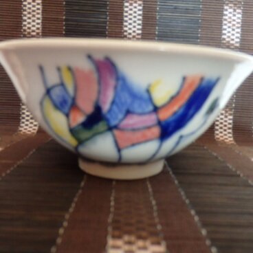 磁器　お茶碗　東京の迷路　②