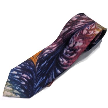 【染美堂】墨流し染ネクタイ　M28星雲-NN40