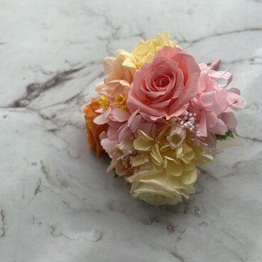 【プリザ】コサージュ　ミックス