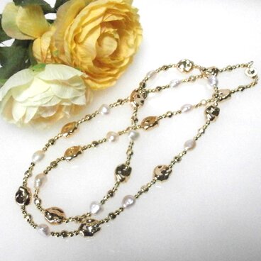 C0078 淡水パールネックレス　