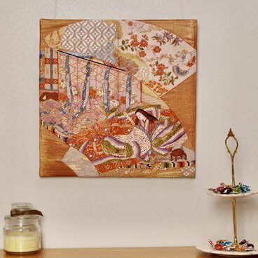 帯deco（小）　王朝絵巻