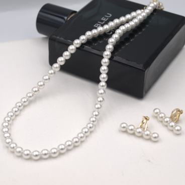 "Ceremony Peal "パール 一連 ネックレス イヤリング 卒業 入学