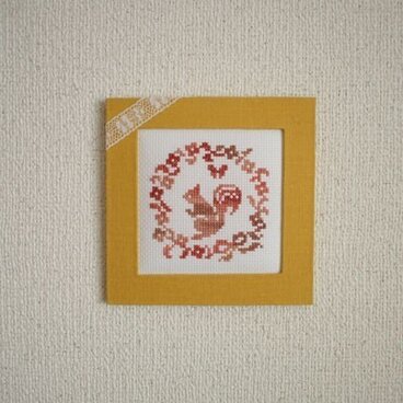 リネン動物フレーム　リス