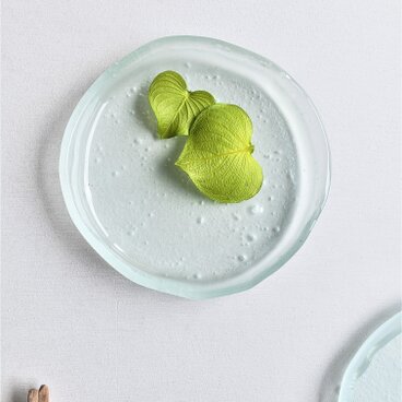 ガラス　ラムネ丸プレート（小）　