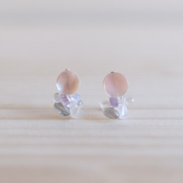 花ぐもり　ノンホールピアス