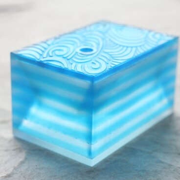 【再販】 ガラス製　書道具 水差し「墨痕淋漓」