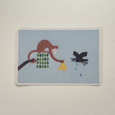 「泣きたいだけ、泣いたらいいよ」 同柄 2枚セット