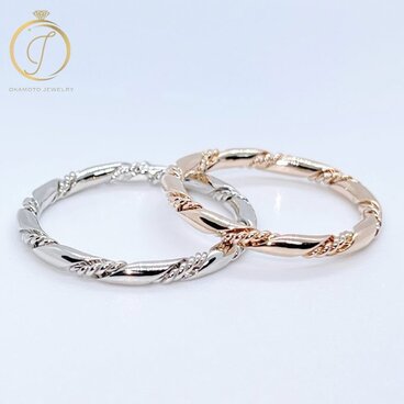 Twist ring. (ピンキーリング可）