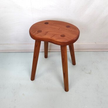 ケヤキの一枚板スツール NO.15　☆一点物☆