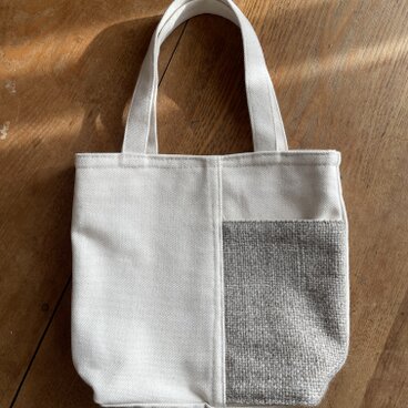 片側ポッケのトート #001