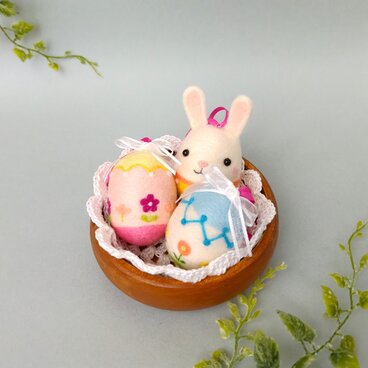 春の彩りイースターセット☆羊毛フェルト