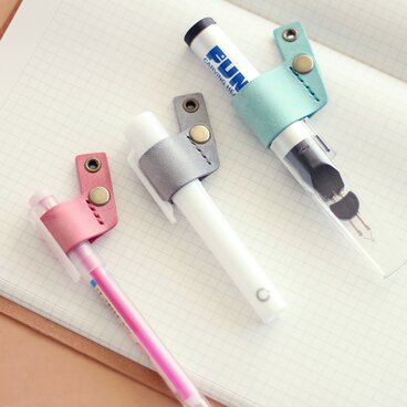 ペンホルダー単品 1本差し込み LF-100 シビラ革 直径16～24mm迄対応 レザー キナリ ボールペンホルダー