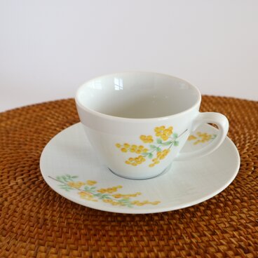 ミモザのカップ&ソーサー