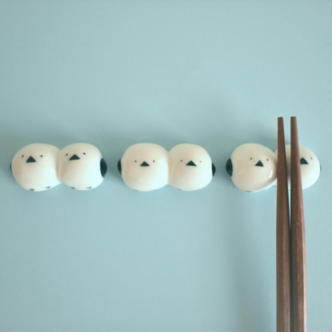 仲良しシマエナガのはしおき