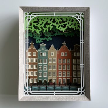 シャドーボックス（街並み1)