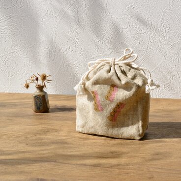 小さめ ミニ巾着 ポーチ　giza