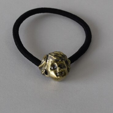 天使ちゃん髪留め　brass