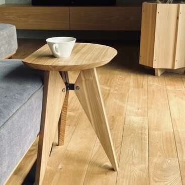 【壁付け出来る】サイドテーブル