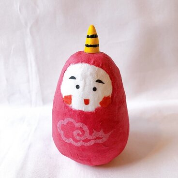 起き上がりこぼし/張り子だるま/ピンク鬼