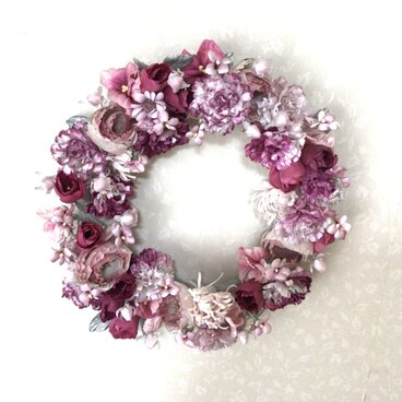 布花春のリース