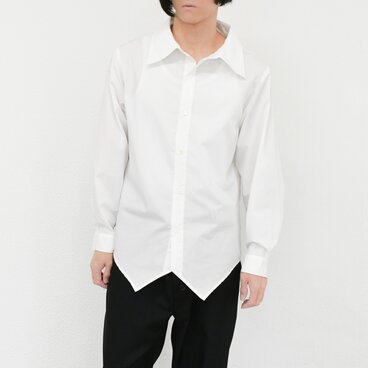 【完全一点物】メンズホワイトシャツ