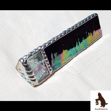 万華鏡(三角形のオーロラB)ステンドグラス kaleidoscope【送料無料】