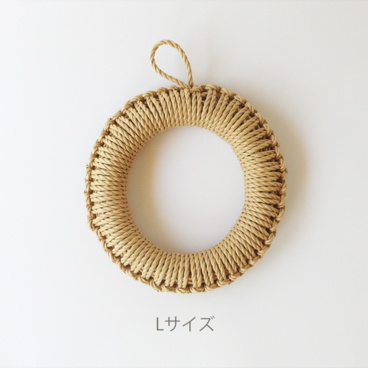 【受注製作】鍋敷き【Lサイズ】　ペーパーコード　float