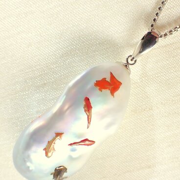 蒔絵ペンダント ”涼園”