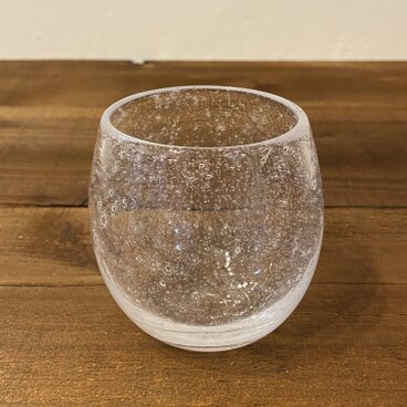 小さな泡のグラス