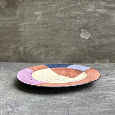 化粧掻き落とし文様　皿147