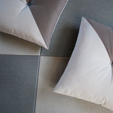 Japanese cushion＜cotton＋Linen＞４５