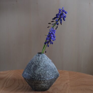 灰砂釉　一輪挿し　t-51
