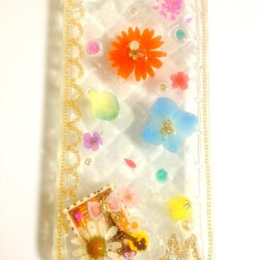 A様オーダー♪HAPPYなIPHONEケースとナガレボシケース