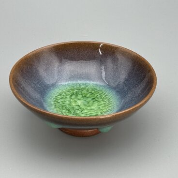 灰釉彩貫入盃(小鉢・ヒスイ　黒井博史　作)
