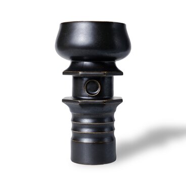 草聞灯・Sobunto / 黒銅色（陶器鉢 / Plant pot）