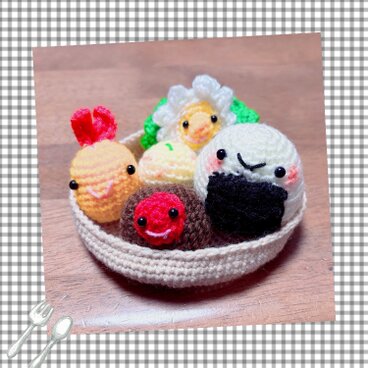 ＊スマイルランチのあみぐるみ(Fランチ）＊