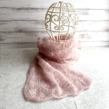 シルクモヘアマフラー