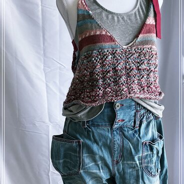手編みキャミソール