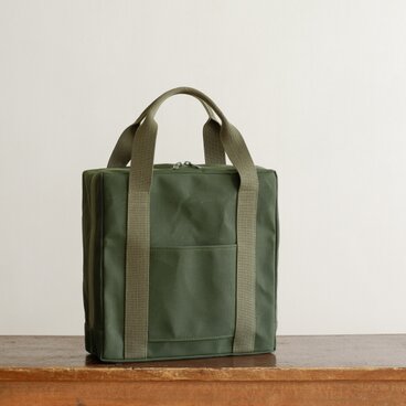 スクエアトート M オリーブドラブ / 9号帆布